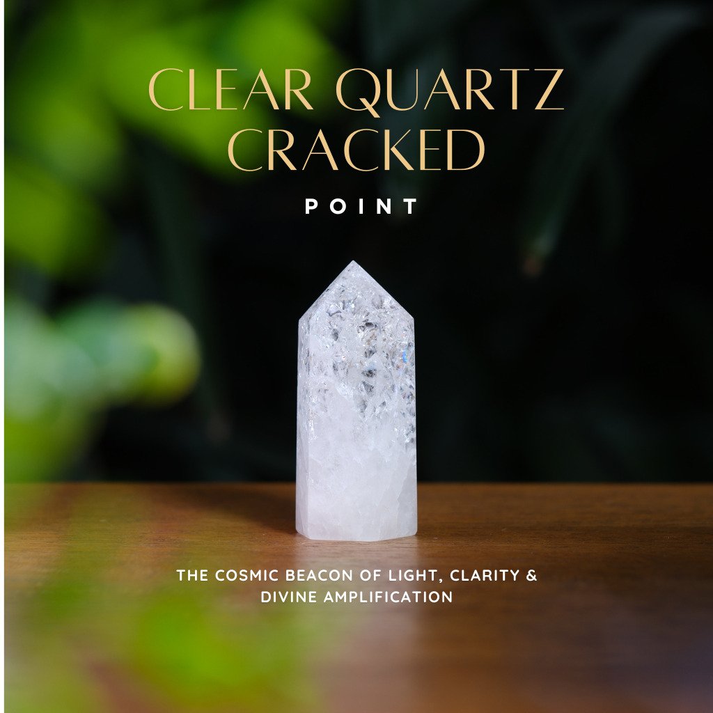 Clear Quartz Cracked Point